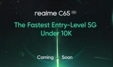 रियलमी का 10 हजार से कम में सबसे तेज एंट्री-लेवल 5जी स्मार्टफोन 'सी65' होगा लॉन्च!