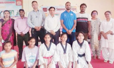 राष्ट्रीय ताइक्वांडो चैंपियनशिप में कड़ी चुनौती देंगी दंतेवाड़ा की 4 बेटियां
