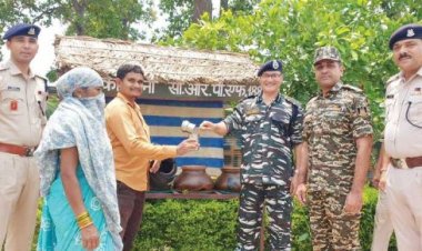 सीआरपीएफ द्वारा राष्ट्रीय राजमार्ग पर प्याऊ प्रारंभ