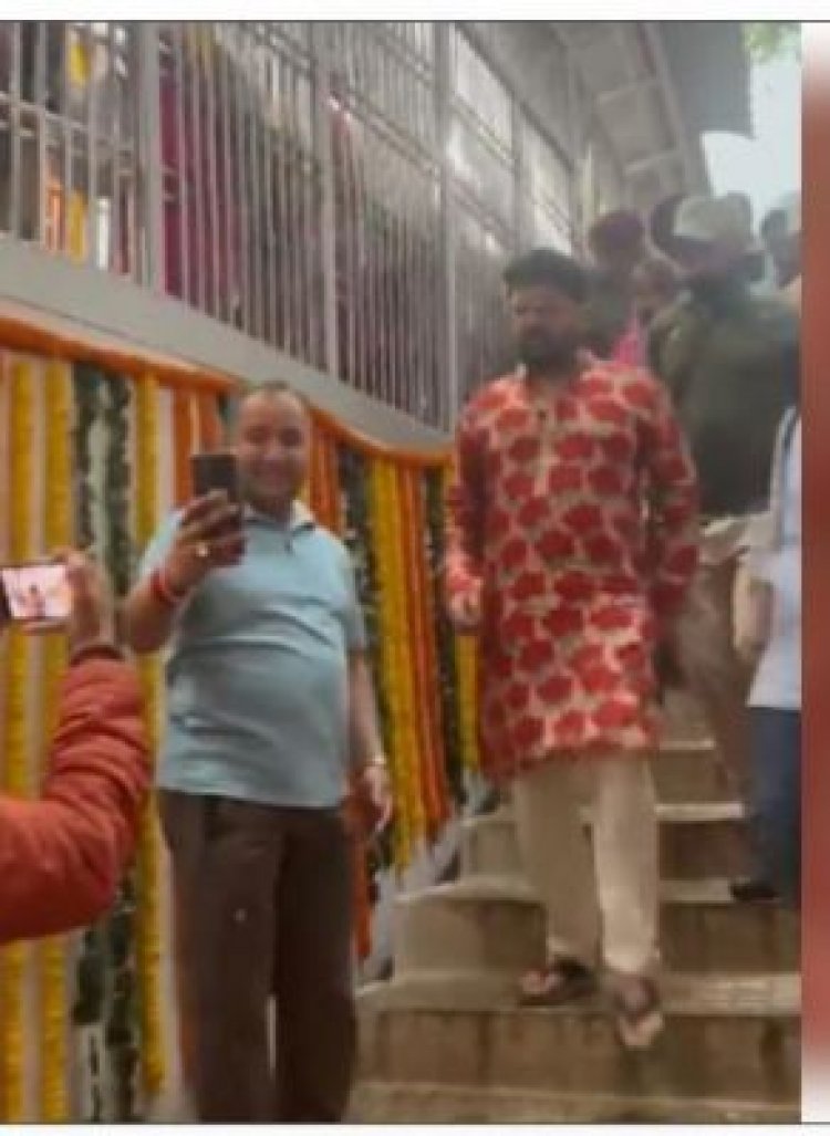 कपिल शर्मा ने माता वैष्णो देवी मंदिर में आशीर्वाद लिया