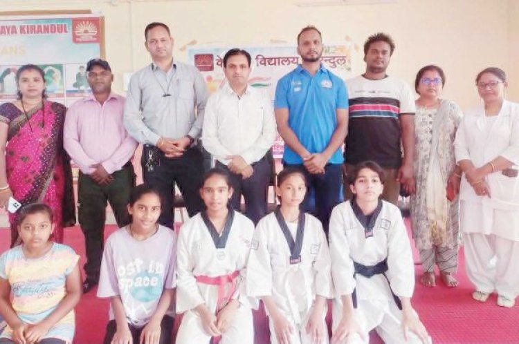 राष्ट्रीय ताइक्वांडो चैंपियनशिप में कड़ी चुनौती देंगी दंतेवाड़ा की 4 बेटियां