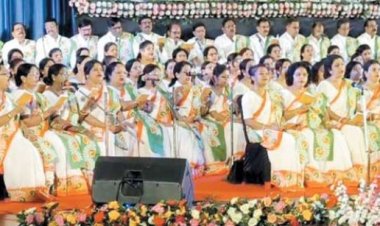 11 राज्यों के 11 शहरों में 1100 से अधिक कलाकारों ने एक ही ट्रैक पर गाया रविन्द्र संगीत के 20 गीत