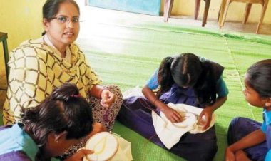 शासकीय आदर्श माध्यमिक विद्यालय में समर कैंप