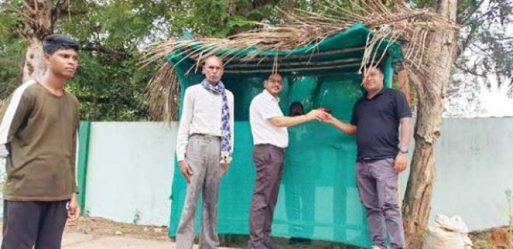 डीएफओ ने किया प्याऊ घर का उद्घाटन