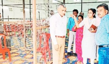 कलेक्टर ने किया मतगणना केंद्र की तैयारियों का जायजा