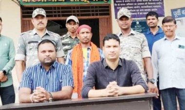 मोबाइल टॉवर जलाने वाला नक्सली बंदी