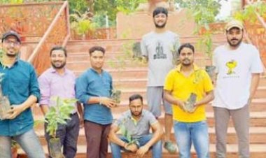 दिवंगत साथी के नाम से लगाए 107 पौधे