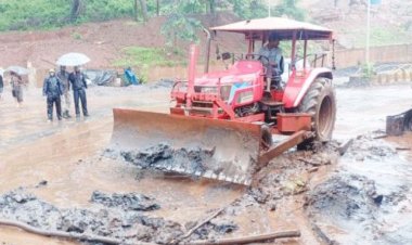 किरंदुल में बाढ़ से क्षतिग्रस्त हुए मकानों सर्वे कर दिया जाएगा मुआवजा