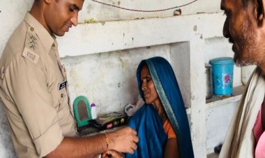 ठगे रुपए लौटाए, SDOP को महिला ने बांधी राखी:दो साल पहले भैंस दिलाने के नाम पर बदमाश ने ठगे थे रुपए