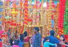 दीपावली को लेकर सजा रायसेन का बाजार:आकर्षक सामग्री, झूमर और लटकन का क्रेज; धनतेरस कल करोड़ों के कारोबार की उम्मीद