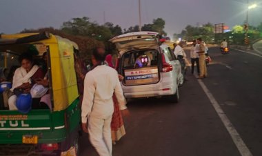 11 सवारी ऑटो पर कार्रवाई, 13700 रुपए वसूले:क्षमता से ज्यादा सवारी लेकर जा रहे थे; ट्रैफिक पुलिस ने 15 ऑटो को किया चेक