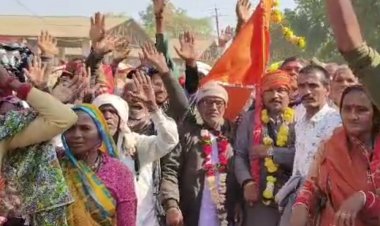 बड़वानी के नर्मदा तट पर उमड़ी श्रद्धालुओं की भीड़:पांच दिवसीय पंचक्रोशी यात्रा का हुआ शुभारंभ, 15 दिसंबर को दत्त जयंती पर यात्रा का समापन