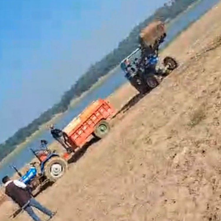 रेत माफिया पर बड़ी कार्रवाई की योजना बनाकर भूले अफसर:नतीजा- बारिश में बंद हुए चंबल नदी के रास्तो को दुरुस्त कर उत्तखन फिर हुआ शुरू