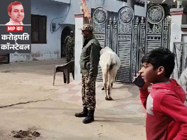 ग्वालियर में पूर्व रजिस्ट्रार पर ईडी का छापा:करोड़पति पूर्व कॉन्स्टेबल के करीबी हैं अरोरा, दस्तावेज खंगाल रही अफसरों की टीम