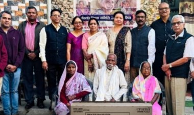 भेल के युवा कर्मचारियों ने दिखाई सामाजिक सेवा की मिसाल:यशोदा वृद्ध आश्रम को भेंट की स्मार्ट टीवी