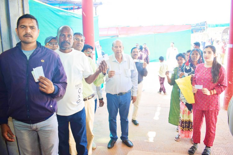 मतदाताओं में दिखा गजब का उत्साह