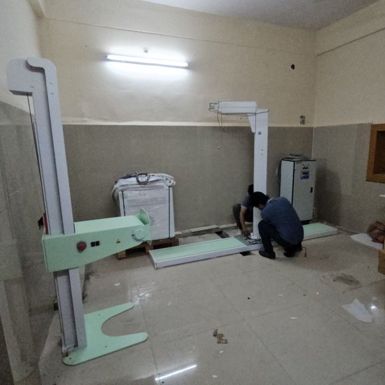 शाजापुर जिला अस्पताल में आई डिजिटल एक्स-रे मशीन:200 से अधिक मरीजों की हो पाएगी जांच, अगले हफ्ते से शुरू होगी सेवा