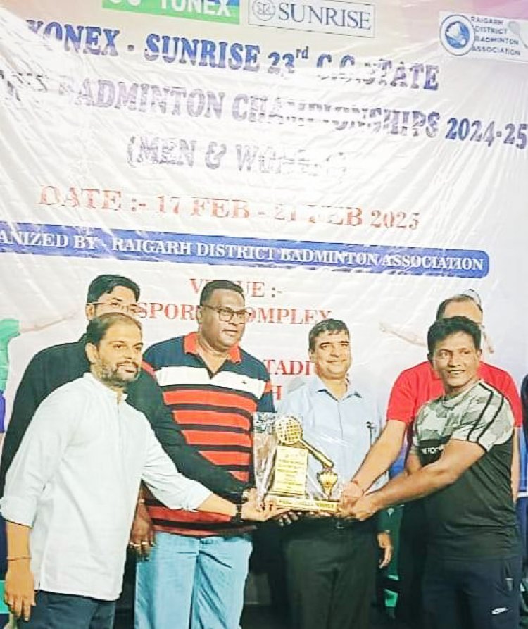 मास्टर बैडमिंटन चैम्पियनशिप :  डॉ. प्रकाश मूर्ति ने जीता खिताब