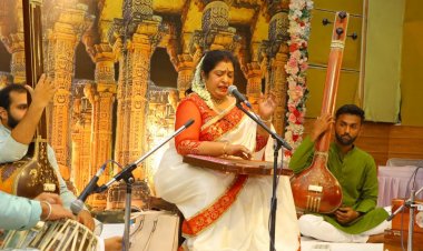 देवास में पंडित कुमार गंधर्व समारोह का समापन:मधुमिता नकवी, सत्येंद्र सोलंकी और रतन मोहन शर्मा ने दी शास्त्रीय संगीत की प्रस्तुति