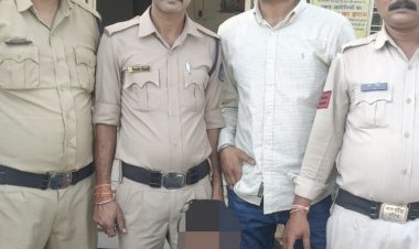 गुना में पर्स ढूंढने आने पर पकड़ाया ट्रैक्टर चोर:पुलिस से बोला- मैं अनाथ हूं, घरवालों ने कचरे में फेंका; सख्ती करने पर कबूली वारदात​​​​​​​