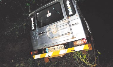 तेज रफ्तार गाड़ी पलटी, 2 की मौत, 6 गंभीर