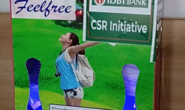 स्कूल में लगाई सेनेटरी पैड वेंडिंग मशीन खराब:देखरेख न होने से चूहों ने काटे तार,सीएसआर फंड से लगाईं नगर निगम ने