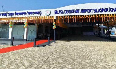 बिलासा देवी एयरपोर्ट पर नाइट लैंडिंग सुविधा का इंतजार,  डीवीओआर मशीन का काम अंतिम चरण में
