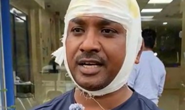 सिक्योरिटी गार्ड की वर्दी में कट्टा-कुल्हाड़ी लेकर घुसे बदमाश:एटीएम के गार्ड पर हमला कर बेहोश किया, नकदी लूटने में रहे नाकाम