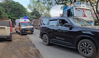 केशकाल घाटी व शहर में रुक-रुककर लगता रहा जाम, घंटों फंसे रहे शिक्षा मंत्री, विधायक, आईजी और एसपी