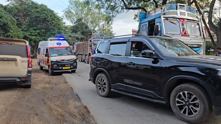 केशकाल घाटी व शहर में रुक-रुककर लगता रहा जाम, घंटों फंसे रहे शिक्षा मंत्री, विधायक, आईजी और एसपी