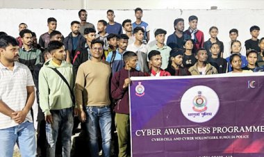 साइबर जागरूकता अभियान: बास्केटबॉल खिलाडिय़ों को किया जागरूक