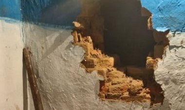 मंडला में हाथियों ने मचाया उत्पात, 3 घर तोड़े:एक बैल घायल, ग्रामीण इलाके में रातभर किया हंगामा; विधायक ने ठोस कदम उठाने की मांग