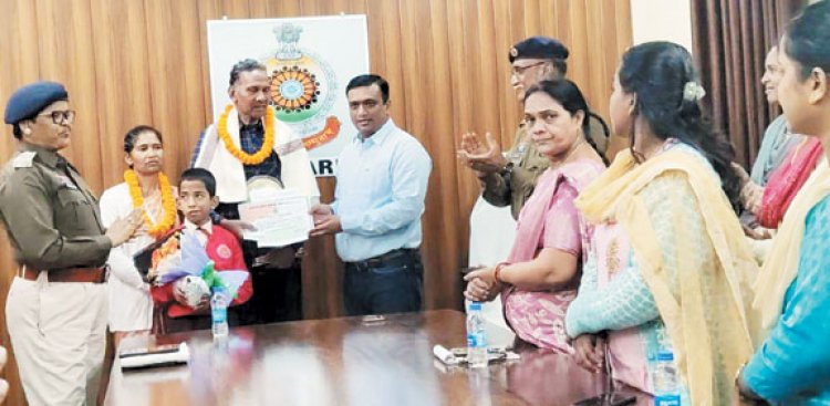 प्रधान आरक्षक तिर्की सेवानिवृत