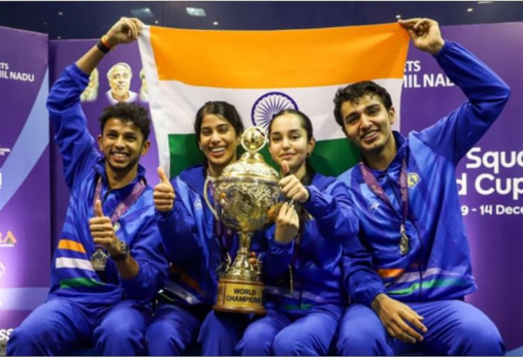 स्क्वैश वर्ल्ड कप 2025 जीतकर भारतीय टीम ने रचा इतिहास, पीएम मोदी ने बताया गौरव का पल