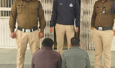 भिंड में 15 किमी पीछा कर पकड़े ट्रॉली चोर:खुद का ट्रैक्टर लेकर चोरी करने आए थे; पुलिस ने घेराबंदी कर 2 को पकड़ा